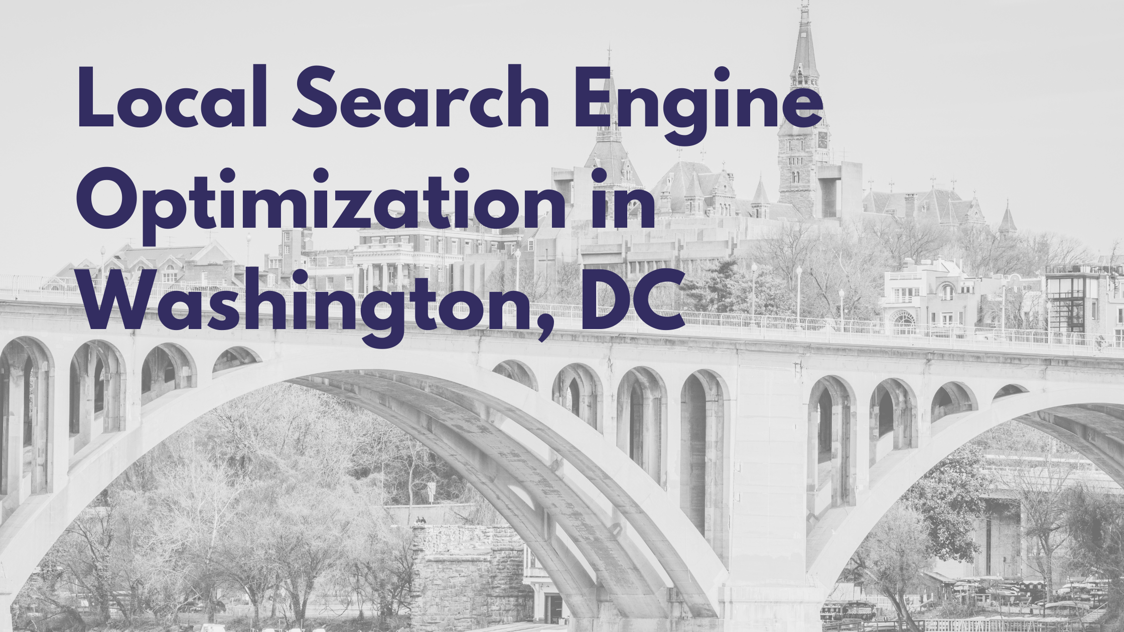 Local Search Engine Optimization in Washington, DC